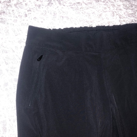 Athleta Black Stretchy Waist Pants - 10 - Picture 3 of 5